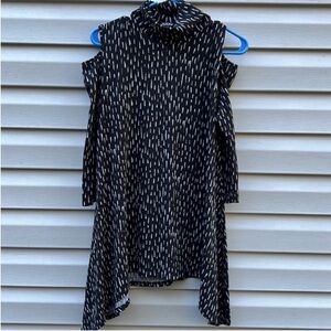 Clara Sun Wool Cowl Neck Tunic Top size Small